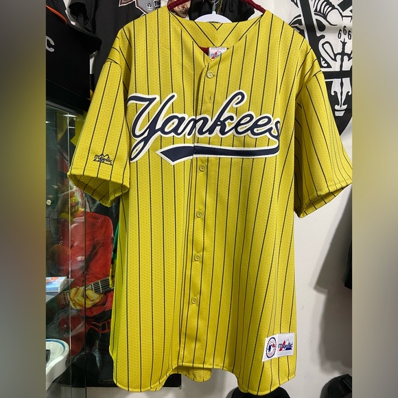 Vintage New York Yankees official mlb majestic baseball jersey made in USA - Picture 1 of 7